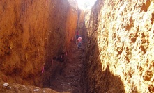  A trench at East Asia Minerals’ Sangihe gold project in Indonesia
