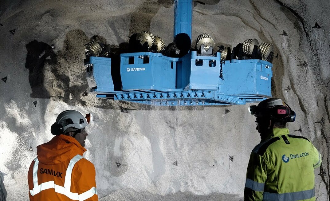 A 700m plus raise bore drilling sets record in Scandinavia
