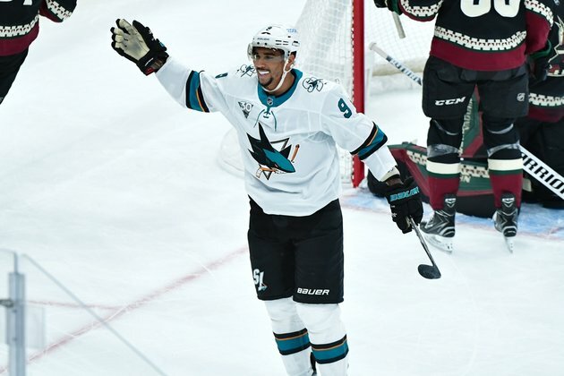 Sharks seek season-opening sweep at Arizona