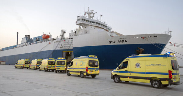UAE Floating Hospital receives 6 new cases from Gaza in 24 hours, total reaches 22 in less than week