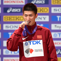 (SP)JAPAN-TOKYO-ATHLETICS-WORLD ATHLETICS CHAMPIONSHIPS-MEN'S 20KM RACE WALK-AWARDING CEREMONY