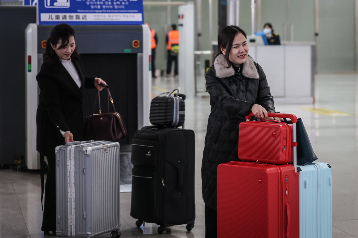 CHINA-LIAONING-DANDONG-PYONGYANG-INT'L PASSENGER TRAIN-OPERATION (CN)
