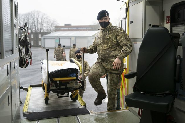 UK army deployed to hospitals