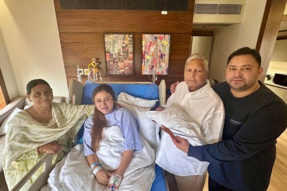 Lalu, Rabri Devi name grandson 'Iraj', RJD chief explains significance