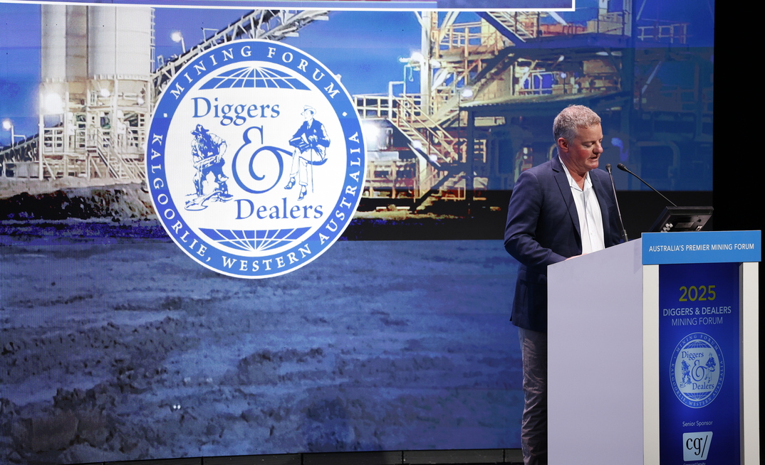 Waratah Minerals MD Peter Duerden at Diggers & Dealers 2025