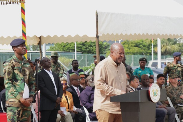 GHANA-ACCRA-MILITARY-JAMAICA-AID