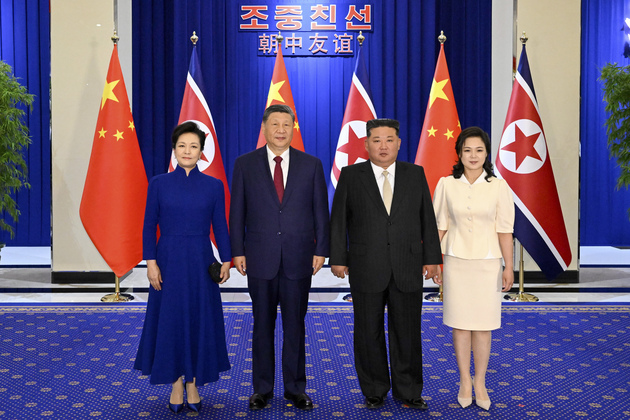 DPRK-PYONGYANG-CHINA-XI JINPING-KIM JONG UN-WELCOME BANQUET