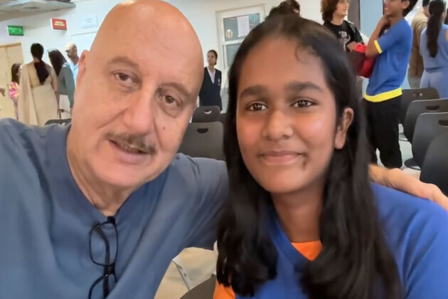 "Biggest joy of my life...": Anupam Kher attends late friend Satish Kaushik's daughter's school play as "parent"
