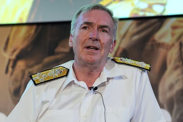 The West must not be frightened by dictator Putin, warns Britain's head of Armed Forces