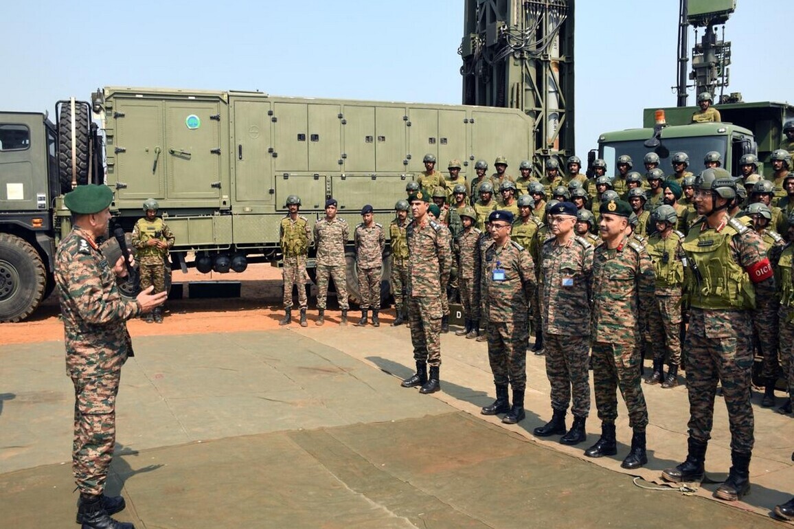 COAS General Upendra Dwivedi attends Integrated Air Defence Firepower exercise in Odisha