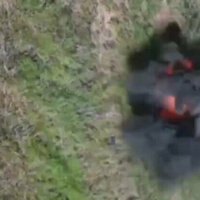 Russian drones detonate Ukrainian roadside bombs  MOD 