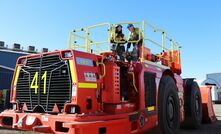 A Sandvik loader on site in Queensland.