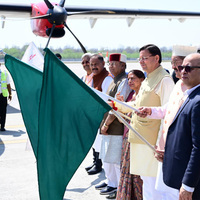 Uttarakhand: CM Dhami inaugurates Dehradun-Pithoragarh-Dehradun flight service at Jolly Grant Airport