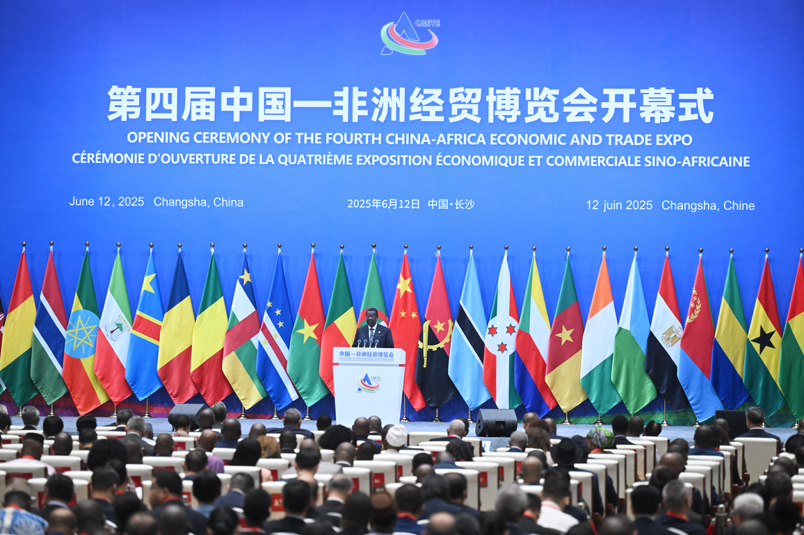 CHINA-HUNAN-CHANGSHA-CHINA-AFRICA EXPO-OPENING (CN)