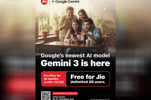 Jio Unlimited 5G users to get free Jio Gemini Pro, including Google's Gemini 3
