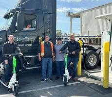 Why Lime uses big electric trucks to haul its small electric scooters