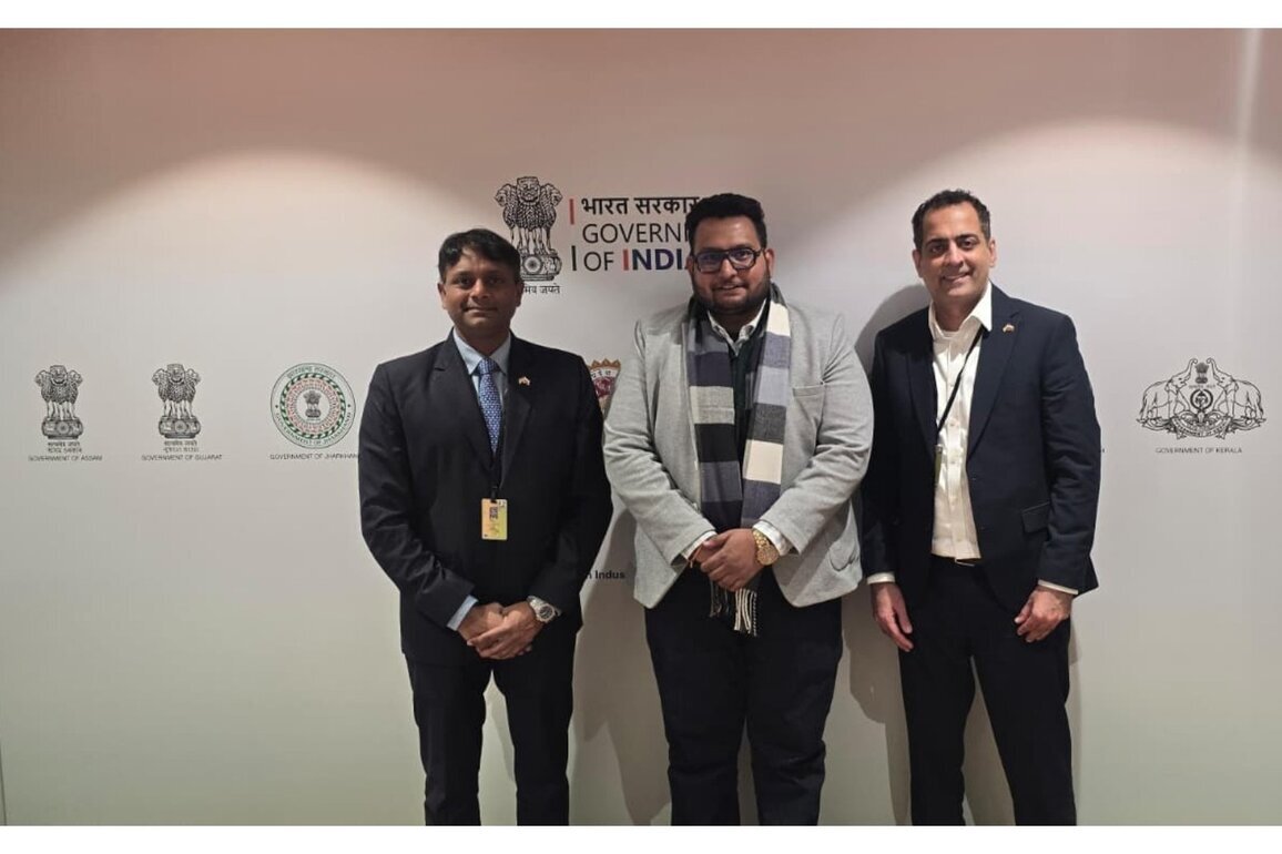 Gujarat's youngest cybersecurity entrepreneur Dhruv Pandit represented India at WEF 2026 in Davos