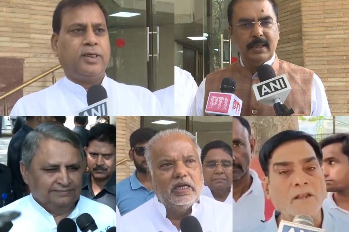 "May he keep strengthening his identity": Bihar ministers hail Nitish Kumar on taking oath as RS MP