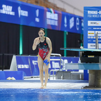 (SP)GERMANY-BERLIN-RHINE-RUHR 2025-FISU WORLD UNIVERSITY GAMES-DIVING-WOMEN'S 1M SPRINGBOARD