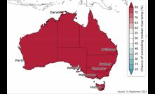  The Bureau of Meteorology has forecast a warmer than average spring. Image courtesy BOM.