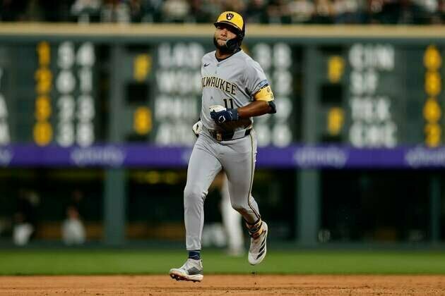 Jackson Chourio, Brewers unload on Rockies, 17-2