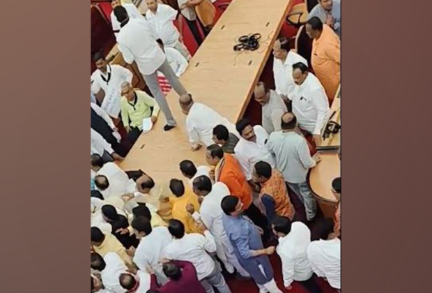 Odisha: Congress accuses BJP of 'manhandling' its members in assembly house