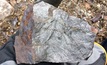  Typical Slättberg massive sulphide with pyrrhotite, pentlandite and chalcopyrite
