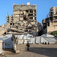 "Enough war!" -- Gazans shout for peace amid mounting regional tensions