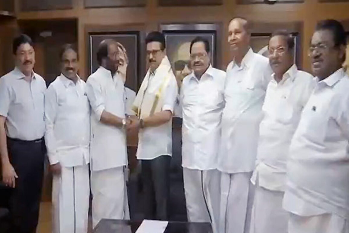 Newly elected DMK general secretary Tiruchi Siva meets Tamil Nadu CM MK Stalin