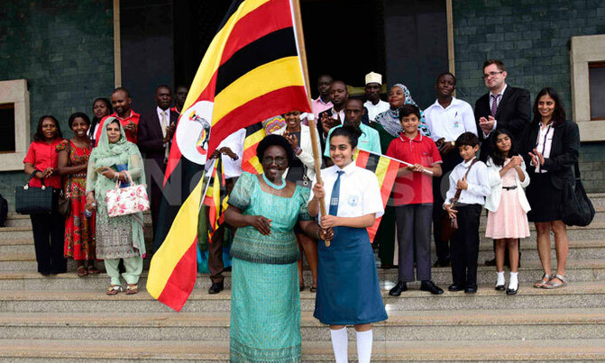 Parliament flags off Ugandan students for world debate competition Parliament flags off Ugandan students for world debate competition