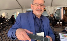  Goldsource Mines CEO Ioannis Tsitos with core from the Salbora discovery in Guyana