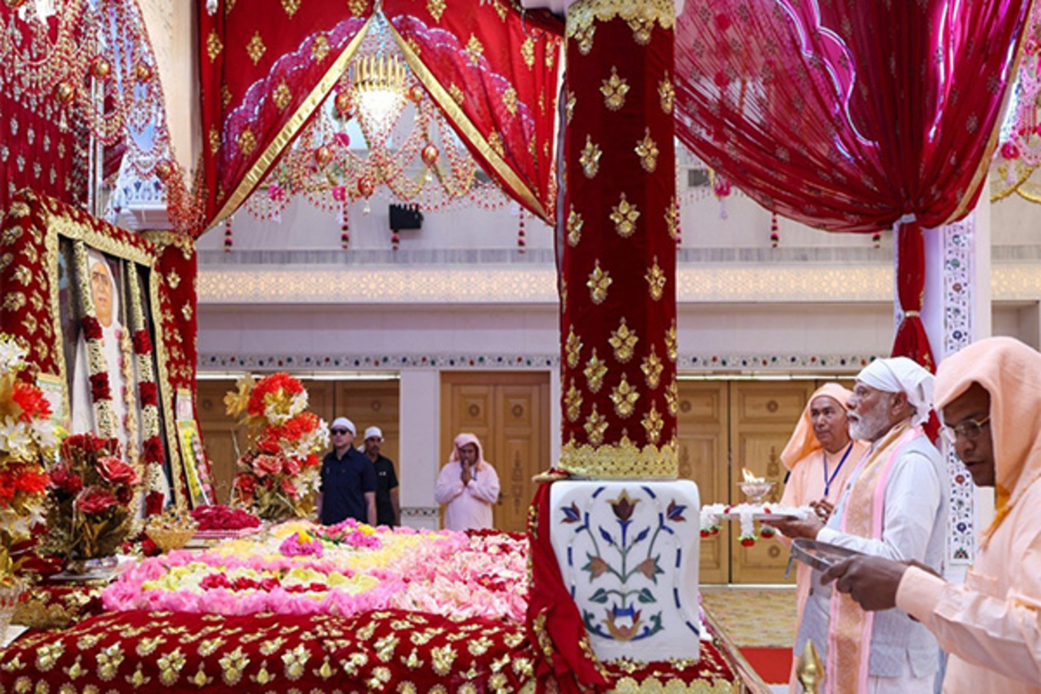 "Jai Sachidanand Ji": PM Modi shares highlights of Shri Anandpur Dham visit in Madhya Pradesh