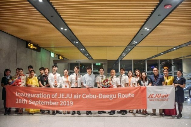 MCIA welcomes Cebu-Daegu service by Jeju Air
