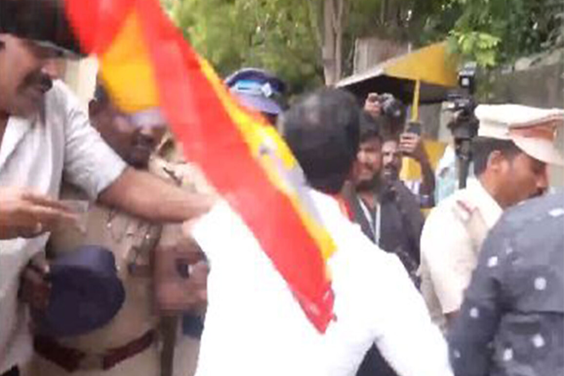 TVK cadres stage protest outside Lok Bhavan; demand Governor invite Vijay to form govt