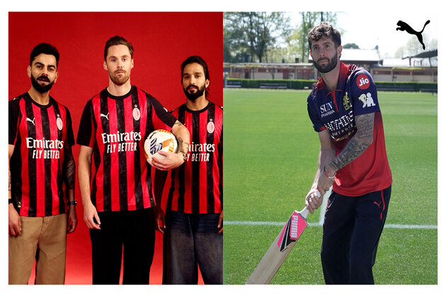RCB visits AC Milan as football star Christian Pulisic and Virat Kohli swap jerseys