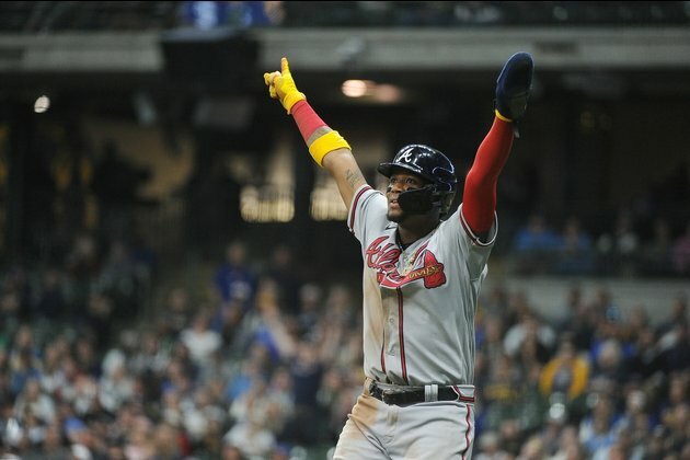 Marcell Ozuna belts 2-run HR in Braves' shutout win over Brewers