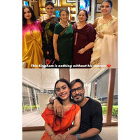 Women's Day: Ajay Devgn shares pictures with his "shernis" Kajol, Nysa, mom Veena, mom-in-law Tanuja