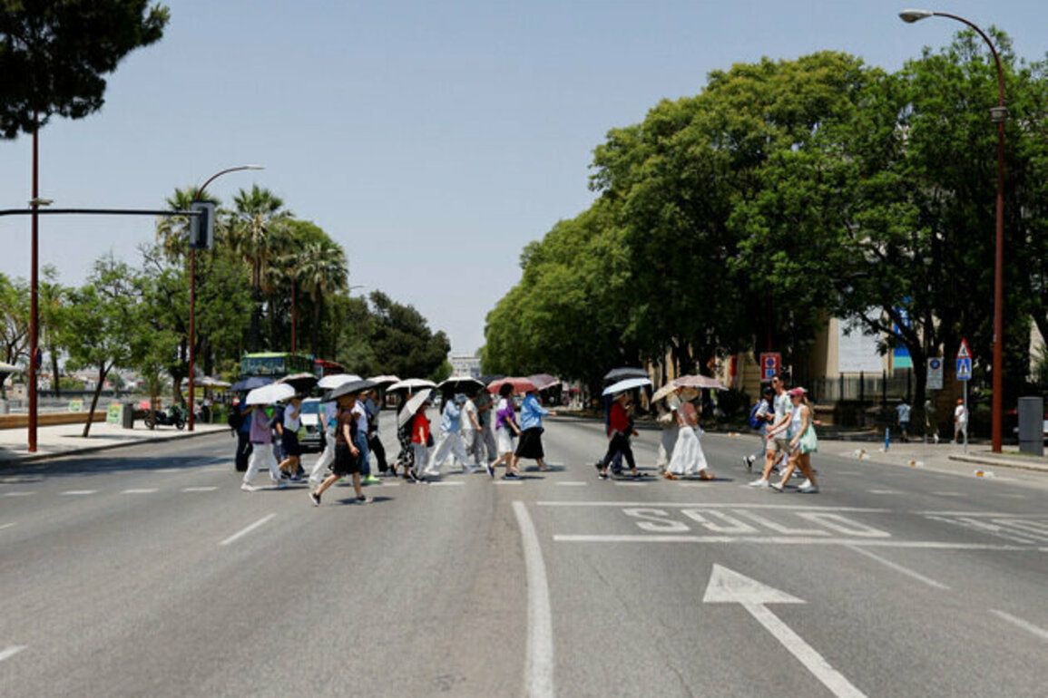 Severe heatwave in southern Europe pushes temperatures above 40C