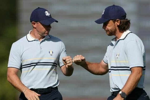 Europe takes Ryder Cup foursomes session as U.S. musters only single win