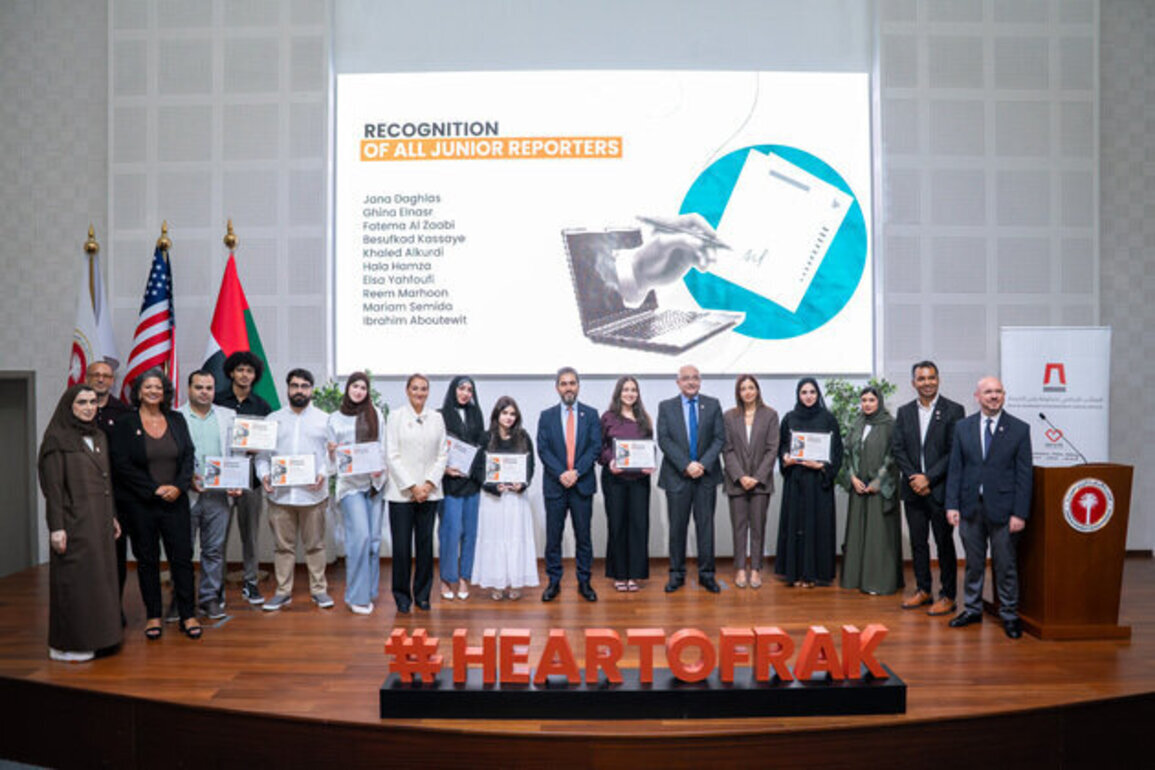 Ras Al Khaimah Government Media Office, AURAK honour first cohort of Heart of RAK Junior Reporter Programme