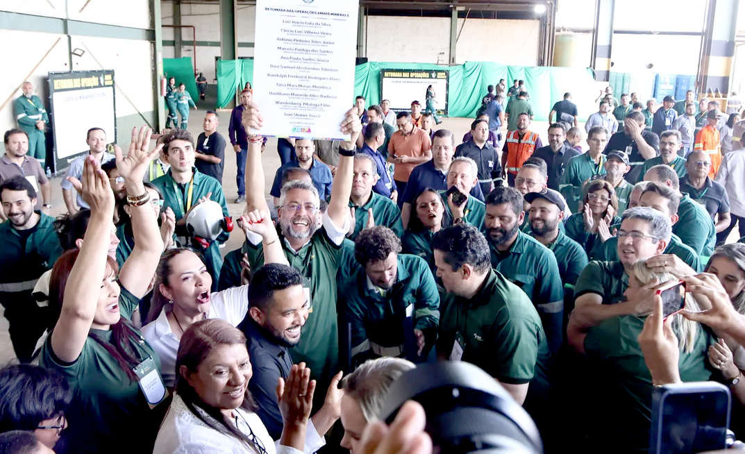 Cerimônia de entrega da LO da mina de ouro Tucano Amapá Minerals