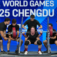 (SP)CHINA-CHENGDU-THE WORLD GAMES 2025-POWERLIFTING-WOMEN'S EQUIPPED SUPER HEAVYWEIGHT-FINAL (CN)