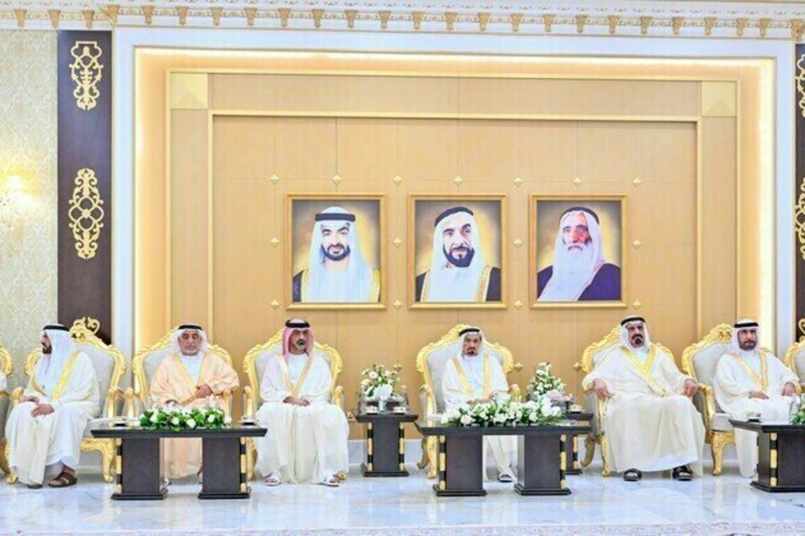 Ajman Ruler, Crown Prince receive Eid Al-Fitr well-wishers