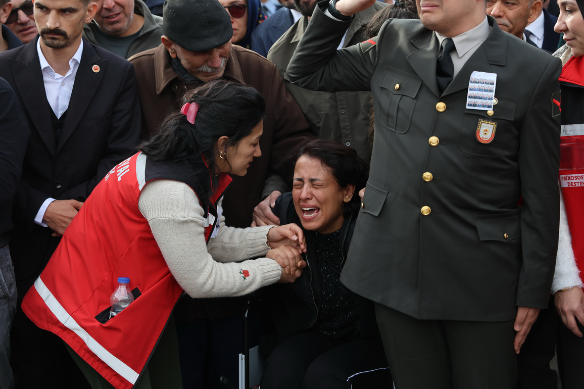 TRKIYE-ANKARA-MILITARY PLANE CRASH-FUNERAL