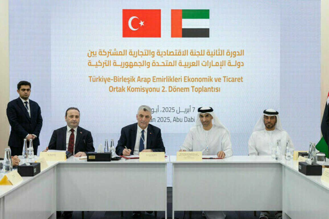 UAE, Trkiye hold 2nd session of Joint Economic and Trade Commission in Abu Dhabi
