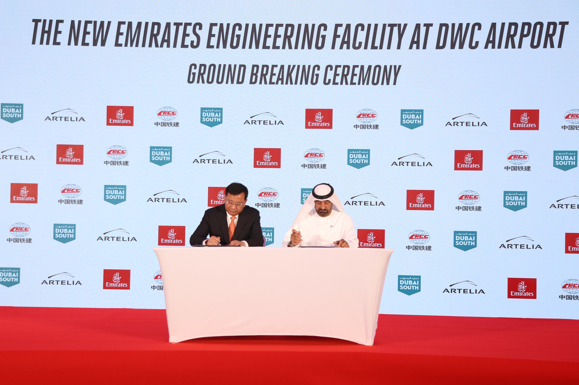 UAE-DUBAI-CRCC-GROUNDBREAKING CEREMONY