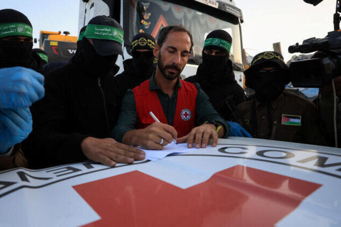 Red Cross hands over presumed remains of Gaza hostage to Israel