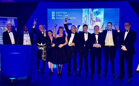 The award winners at the recent British Drilling Association’s Gala & Awards 2024 