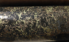 Matrix textured sulphides from Akelikongo.