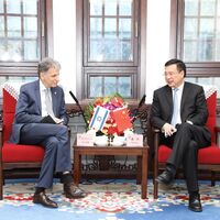 CHINA-BEIJING-XINHUA-FU HUA-ISRAEL-AMBASSADOR-MEETING (CN)